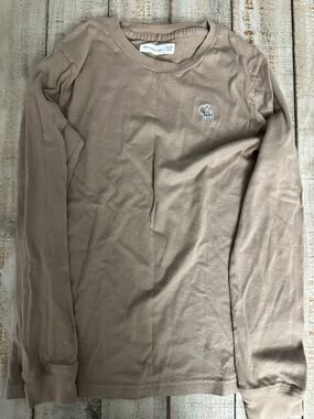 abercrombie kids Long Sleeve Tee - Taupe Beige 13/14